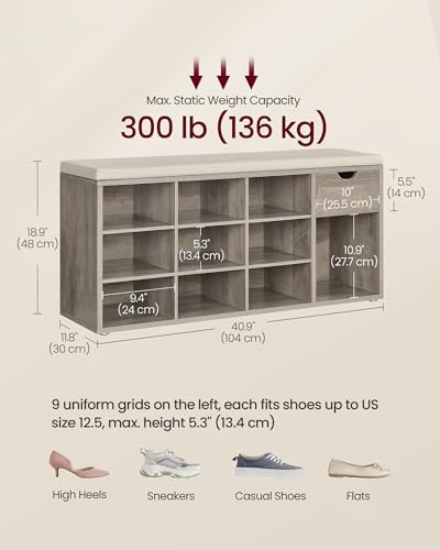 Shoe Storage Bench