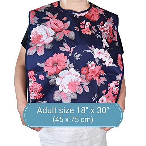 12 Pack Adult Bibs with Crumb Catcher
