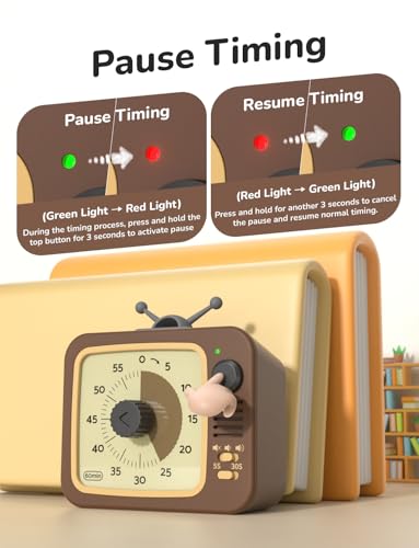 Visual Timer for Kids with Pause Function