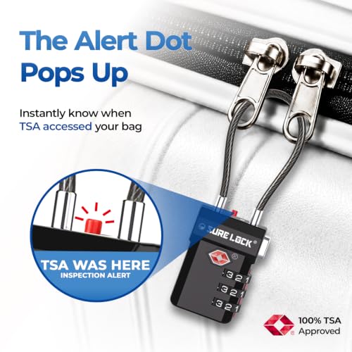 3 Digit TSA Approved Luggage Locks