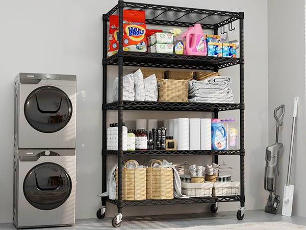 Wire Shelving 0512 Wire Shelving Black May