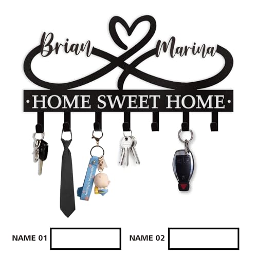 Personalized Key Holder for Wall