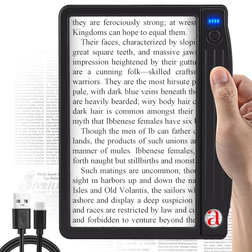 6X 30X Rechargeable Magnifying Glass with Light