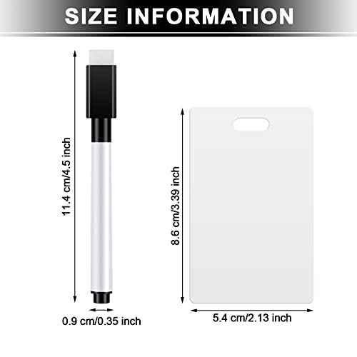 24 Packs Mini Dry Erase Board