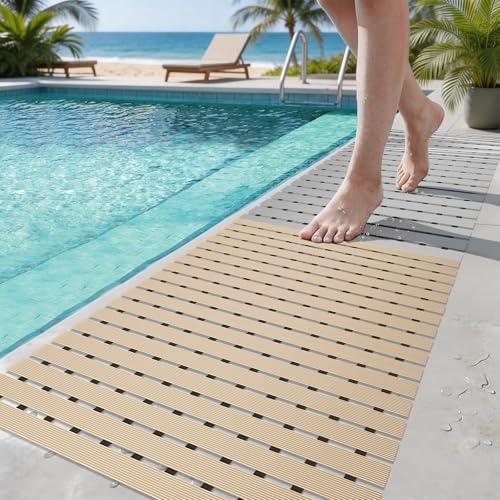 Non Suction Cups Shower Mat