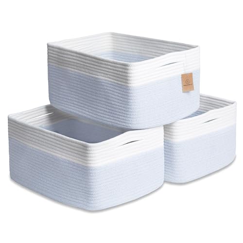 Storage Baskets 16.8" x 13" x 7.6" Bins 3