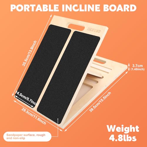 Portable Slant Board for Calf Stretching