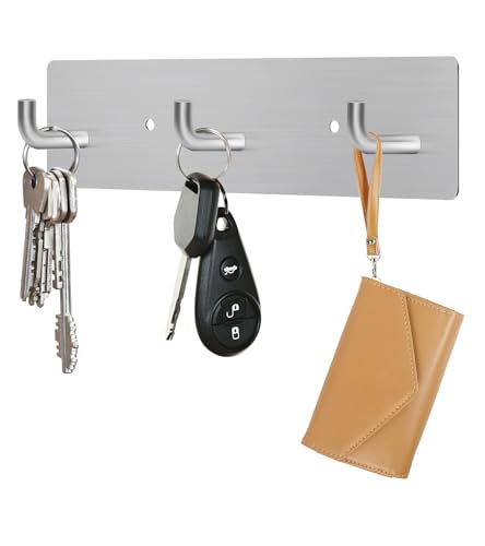 Key Rail with 3 Key Hooks