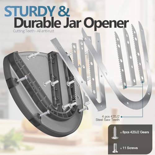 Mount on Cabinet Jar Opener for Weak Hands