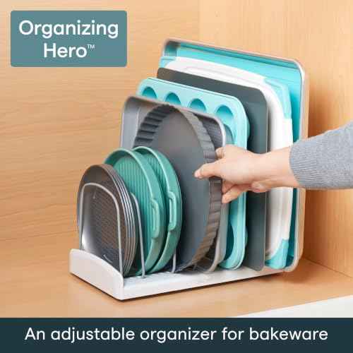 StoreMore Bakeware Rack with Tall Steel Wires