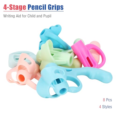 Pencil Grips with Multiple Styles and Assorted Colors