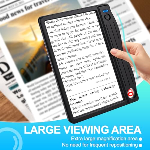 Rechargeable 6X 30X Magnifying Glass with Light