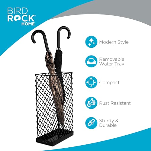Freestanding Umbrella Stand with Removable Drip Tray