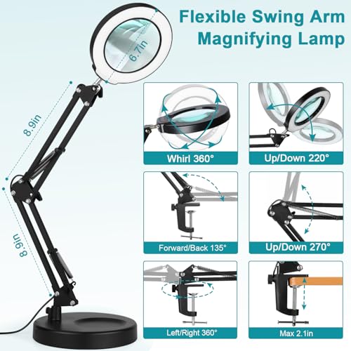 2-in-1 Desk Lamp with Light