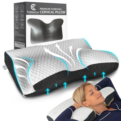 Cervical Memory Foam Pillow for Neck and Shoulder Pain Relief