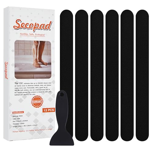 Strip Non Slip Bathtub Stickers with Scraper