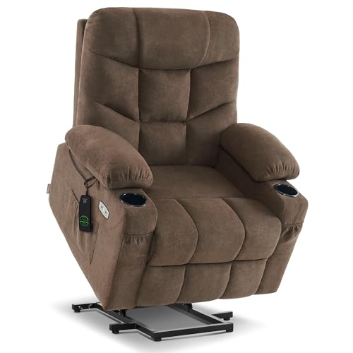 Power Lift Recliner Chair with Extended Footrest for Elderly People