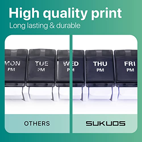 AM PM Weekly 7 Day Pill Organizer