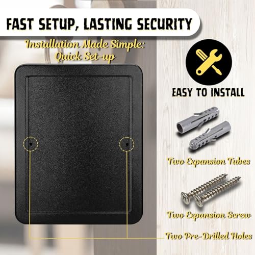 Key Cabinet Steel Box with Combination Lock with Number Tags & Hooks