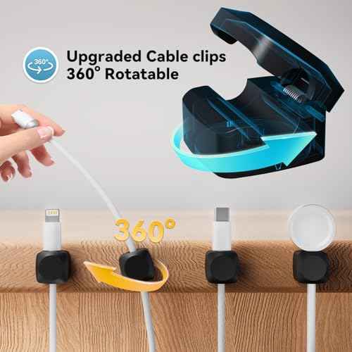 Cord Holder for Nightstand