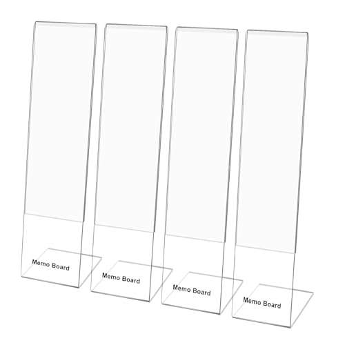 Monitor Memo Board Holder by Computer Screen Acrylic Sticky Note Stand Message Panel Reminder for Office
