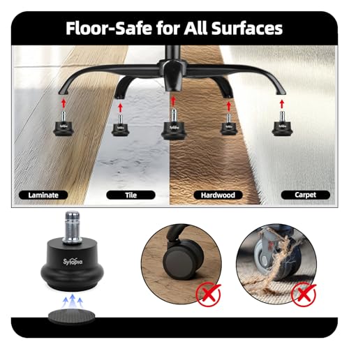 Bell Glides Replacement Office Chair or Stool Swivel Caster Wheels