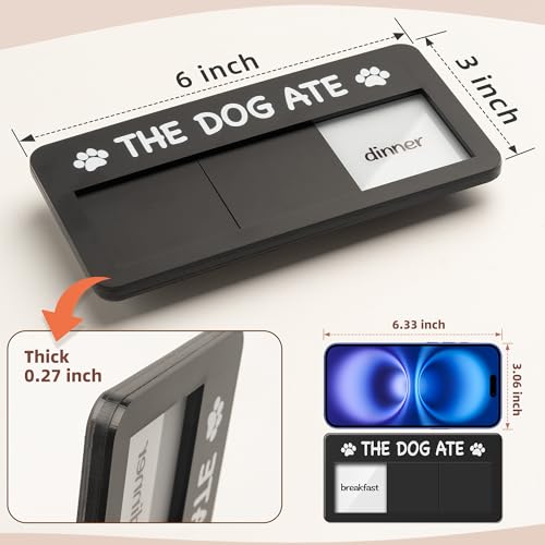 Dog Feeding Reminder Sign with Magnet