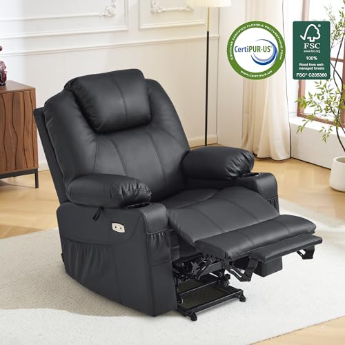 Electric Power Lift Recliner Chair Sofa with Massage and Heat for Elderly