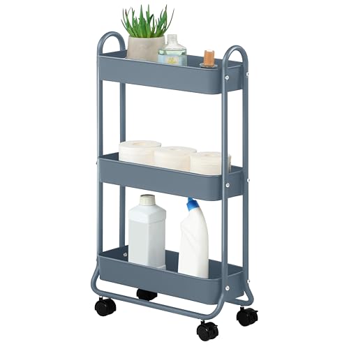 Slim Rolling Storage Cart