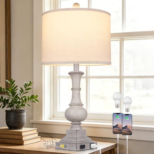 Rustic Table Lamps Set of 2