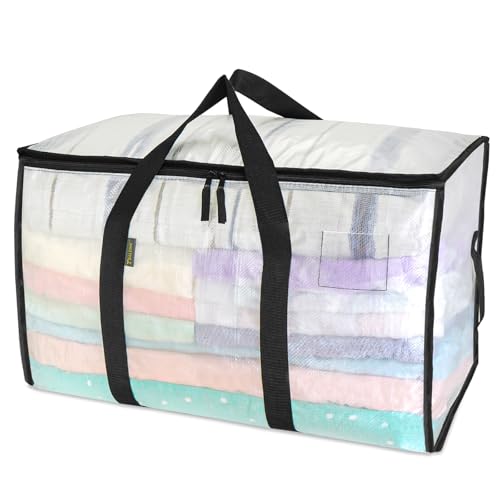 Clear Oversized Moving Bags with Reinforced Handles