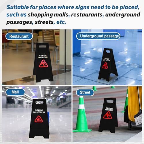Blank Floor Sign Yellow A