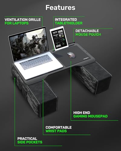 Premium Ergonomic Lap Desk for Notebooks