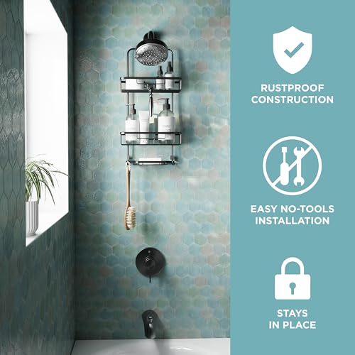 Rustproof Shower Caddy Hanging Bathroom Organizer