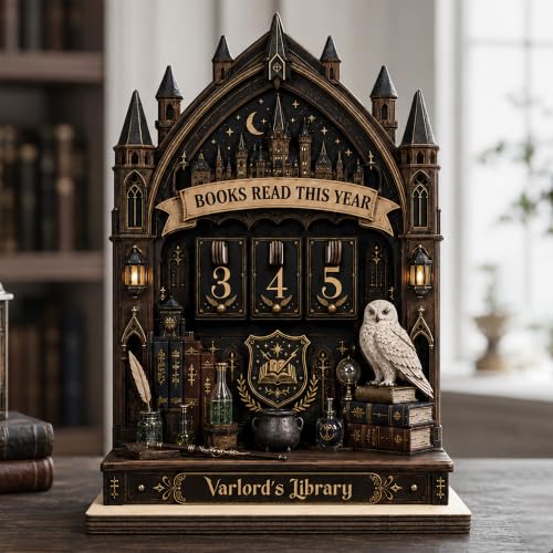 Personalized Books Read This Year Counter
