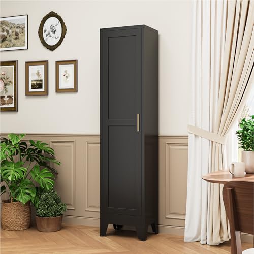 Metal Narrow Bathroom Cabinet