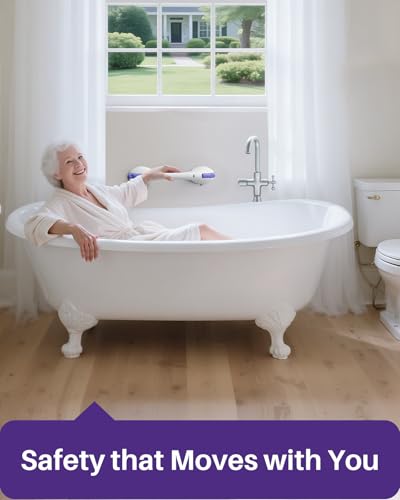 17.5 Inch Suction Grab Bars for Bathtubs & Showers with Indicator 2 Pack