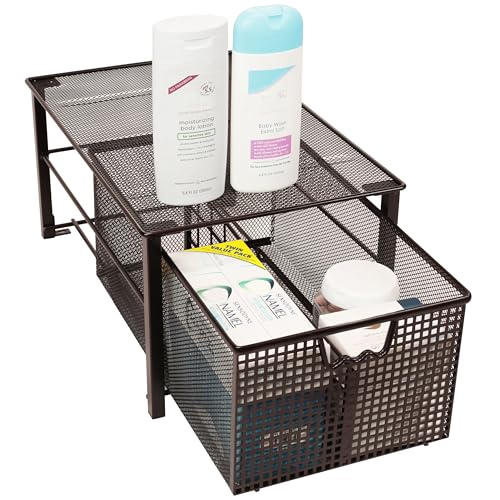 DecoBros Mesh Cabinet Basket Organizer