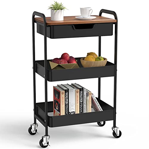 Utility Rolling Cart with Table Top