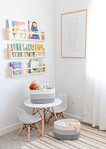Cotton Rope Baskets for Shelves