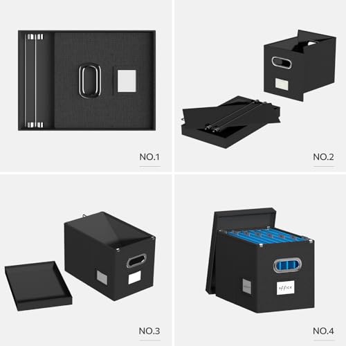 Hanging File Box with Lid