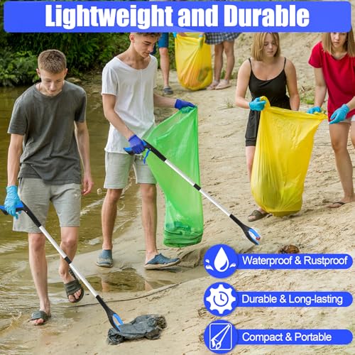 6 Pack 32 Inch Commercial Trash Grabber for Elderly Assist