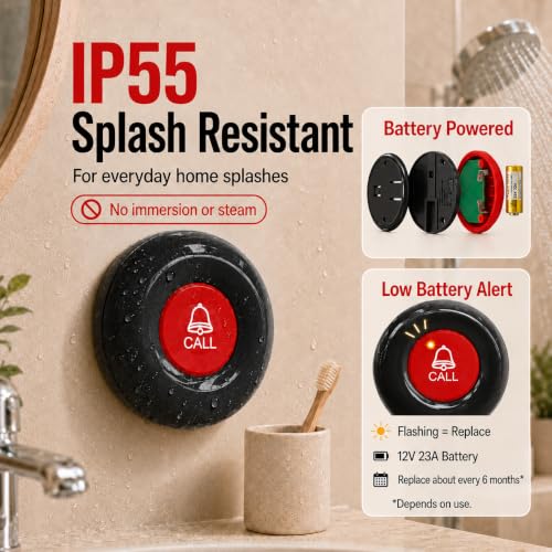 Caregiver Pager Alert Button