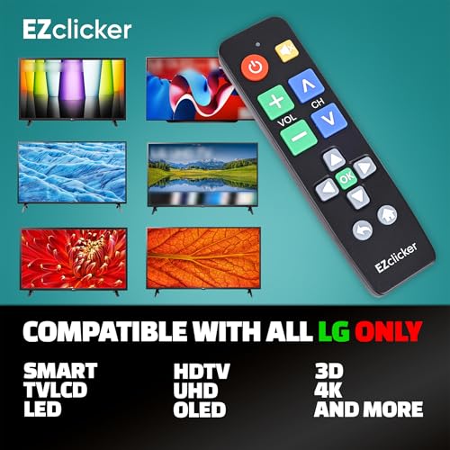 LG TV Remote Big Button TV Remote Control for All LG TV ONLY