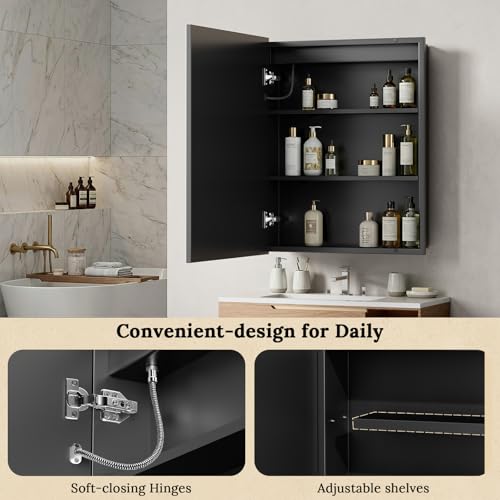 Medicine Cabine with LED Mirror LED Lighted Medicine Cabinet with Anti