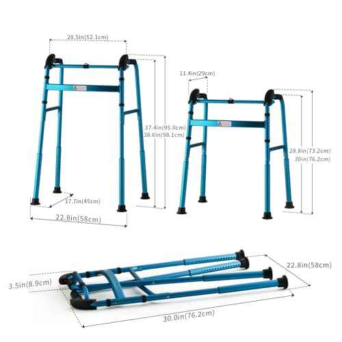 Foldable Stair Climbing Walker for Seniors