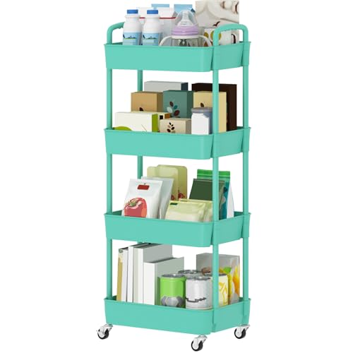 3 Tier Rolling Utility Cart with Handle