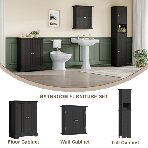 Modern Bathroom Floor Storage Cabinet