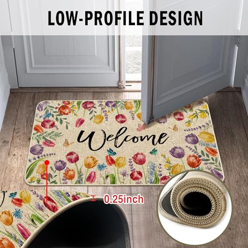Welcome Spring Door Mat