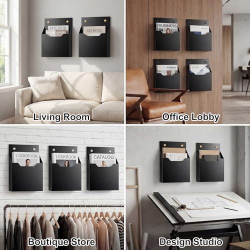 Acrylic File Holder Wall Mount